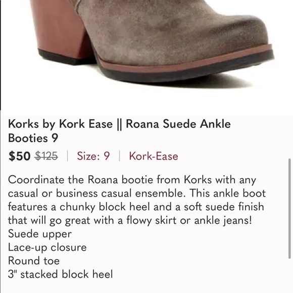 Korks by Kork Ease || Roana Suede Ankle Booties 9 - Picture 8 of 8